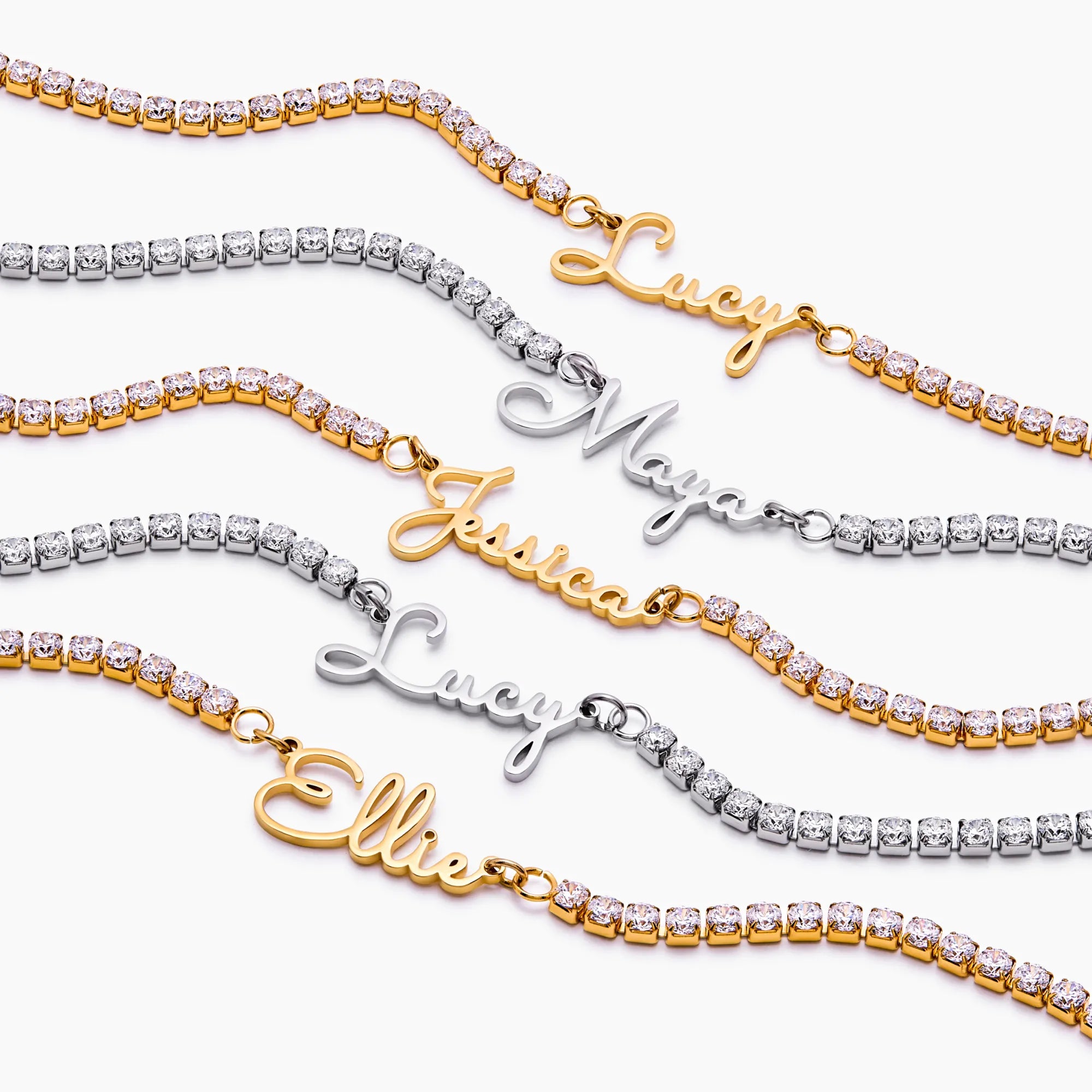 Signature Name Tennis Necklace