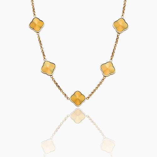 Sunburst Clover Necklace